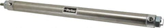 Parker - 12" Stroke x 1-1/16" Bore Double Acting Air Cylinder - 1/8 Port, 5/16-24 Rod Thread, 250 Max psi, 14 to 140°F - Industrial Tool & Supply