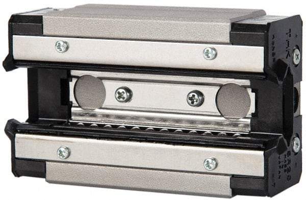 THK - 74mm L x 44mm W x 26mm H, 36mm Transverse Hole Spcg, 32mm Lateral Hole Spcg, 4 Way HSR Block - 12mm Overhang, 13.8 Kn Dynamic Capacity, M5X6 Hole, 23.8 kn Static Load Rating, 30" High Assembly - Industrial Tool & Supply