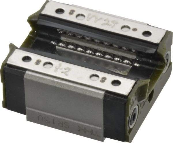 THK - 40.4mm L x 34mm W x 19.5mm H, 26mm Lateral Hole Spcg, Horizontal Mount Radial SR Block - 9.5mm Overhang, 5.39 Kn Dynamic Capacity, M4x7 Hole, 11.1 kn Static Load Rating, 24" High Assembly - Industrial Tool & Supply