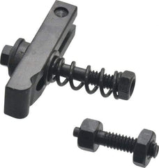 Value Collection - 1/4-20 Tap Size, Steel Strap Clamp Assembly - Single End Clamp, Radius Strap Nose, 3/8" Strap Thickness, 1/2" Travel, 2" Strap Len, 5/8" Strap Width - Industrial Tool & Supply