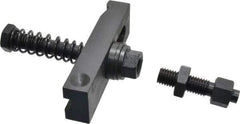 Value Collection - 5/8-11 Tap Size, Steel Strap Clamp Assembly - Single End Clamp, Radius Strap Nose, 7/8" Strap Thickness, 1-1/2" Travel, 5" Strap Len, 1-1/2" Strap Width - Industrial Tool & Supply