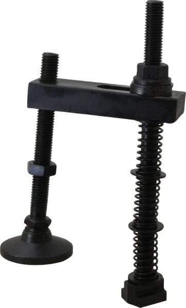 Value Collection - 5/8-11 Tap Size, Steel Strap Clamp Assembly - Swing Clamp, 7/8" Strap Thickness, 1-1/2" Travel, 5" Strap Len, 1-1/2" Strap Width - Industrial Tool & Supply