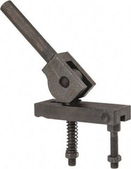Value Collection - 3/8-16 Tap Size, Steel Strap Clamp Assembly - Center Cam, 5/8" Strap Thickness, 1" Travel, 4" Strap Len, 1-1/4" Strap Width - Industrial Tool & Supply