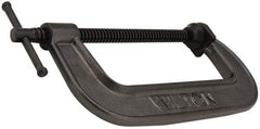 Hargrave - Light-Duty 14" Max Opening, 3-3/4" Throat Depth, Ductile Iron Standard C-Clamp - 2,850 Lb Capacity, 0" Min Opening, Standard Throat Depth - Industrial Tool & Supply