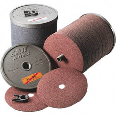Sait - 5" Diam 7/8" Hole 36 Grit Fiber Disc - Very Coarse Grade, Zirconia Alumina, Series 3Z - Industrial Tool & Supply