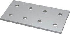 80/20 Inc. - 3" Wide, 6" High, Open Shelving 8 Hole Joining Strip - Aluminum, Use with Series 15 & Bolt Kit 3320 or 3325 - Industrial Tool & Supply