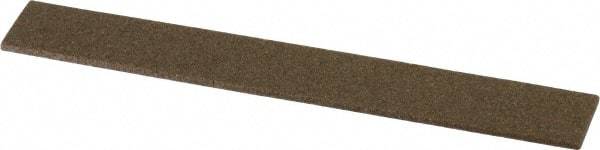 Norton - 4" Long x 1/2" Wide x 1/16" Thick, Aluminum Oxide Sharpening Stone - Taper, Coarse Grade - Industrial Tool & Supply
