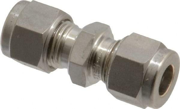 Ham-Let - 8mm OD, Grade 316Stainless Steel Union - Comp x Comp Ends - Industrial Tool & Supply