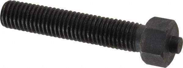 Gibraltar - 5/8-11 Thread, 7/8" Size, 3-27/32" Long, Black Oxide Coated, Steel, Lead Alloy Clamp Rest & Support - 2-15/16" Thread Length, 11/32" Pin Diam x 3/16" Pin Height, 1/2" Nut Height - Industrial Tool & Supply
