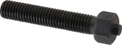Gibraltar - 5/8-11 Thread, 7/8" Size, 3-27/32" Long, Black Oxide Coated, Steel, Lead Alloy Clamp Rest & Support - 2-15/16" Thread Length, 11/32" Pin Diam x 3/16" Pin Height, 1/2" Nut Height - Industrial Tool & Supply