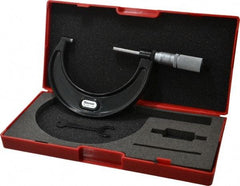 Starrett - 2 to 3" Range, 0.0001" Graduation, Mechanical Outside Micrometer - Friction Thimble, Accurate to 0.00005" - Industrial Tool & Supply