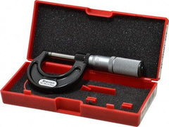 Starrett - 0 to 25mm Range, 0.01mm Graduation, Mechanical Outside Micrometer - Friction Thimble, Accurate to 0.002mm - Industrial Tool & Supply