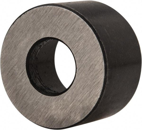Gibraltar - 3/8" OAL, 5/8" OD, Heat Treated Steel, Counterbored Rest Button - Black Oxide Coating - Industrial Tool & Supply