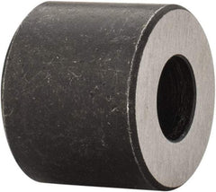 Gibraltar - 1/2" OAL, 5/8" OD, Heat Treated Steel, Counterbored Rest Button - Black Oxide Coating - Industrial Tool & Supply