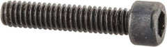 Made in USA - #1-72 UNF Hex Socket Drive, Socket Cap Screw - Alloy Steel, Black Oxide Finish, Fully Threaded, 3/8" Length Under Head - Industrial Tool & Supply