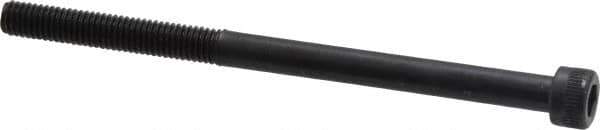 Made in USA - #10-32 UNF Hex Socket Drive, Socket Cap Screw - Alloy Steel, Black Oxide Finish, Partially Threaded, 3" Length Under Head - Industrial Tool & Supply