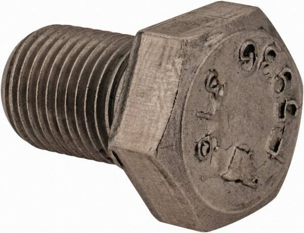 Value Collection - 1/2-20 UNF, 3/4" Length Under Head Hex Head Cap Screw - Fully Threaded, Grade 316 Stainless Steel, Uncoated, 3/4" Hex - Industrial Tool & Supply