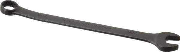 Proto - 9mm 12 Point Offset Combination Wrench - 15° Offset Angle, 5-21/32" OAL, Steel, Black Finish - Industrial Tool & Supply