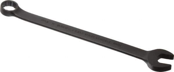 Proto - 16mm 12 Point Combination Wrench - 15° Offset Angle, 9-13/32" OAL, Steel, Black Finish - Industrial Tool & Supply