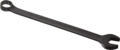 Proto - 16mm 12 Point Combination Wrench - 15° Offset Angle, 9-13/32" OAL, Steel, Black Finish - Industrial Tool & Supply