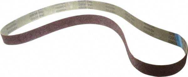 Tru-Maxx - 1-1/2" Wide x 60" OAL, 40 Grit, Aluminum Oxide Abrasive Belt - Aluminum Oxide, Coarse, Coated - Industrial Tool & Supply