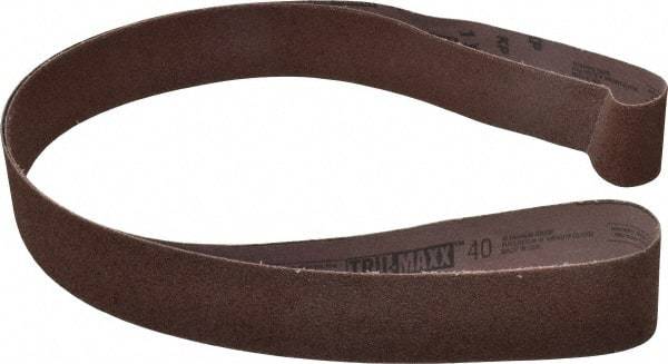 Tru-Maxx - 2" Wide x 72" OAL, 40 Grit, Aluminum Oxide Abrasive Belt - Aluminum Oxide, Coarse, Coated - Industrial Tool & Supply