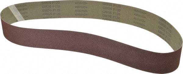 Tru-Maxx - 2-1/2" Wide x 48" OAL, 120 Grit, Aluminum Oxide Abrasive Belt - Aluminum Oxide, Fine, Coated - Industrial Tool & Supply