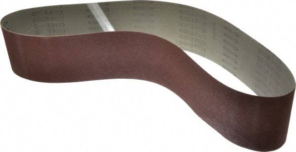 Tru-Maxx - 4" Wide x 48" OAL, 120 Grit, Aluminum Oxide Abrasive Belt - Aluminum Oxide, Fine, Coated - Industrial Tool & Supply