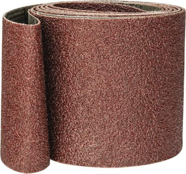 Tru-Maxx - 4" Wide x 132" OAL, 40 Grit, Aluminum Oxide Abrasive Belt - Aluminum Oxide, Coarse, Coated - Industrial Tool & Supply