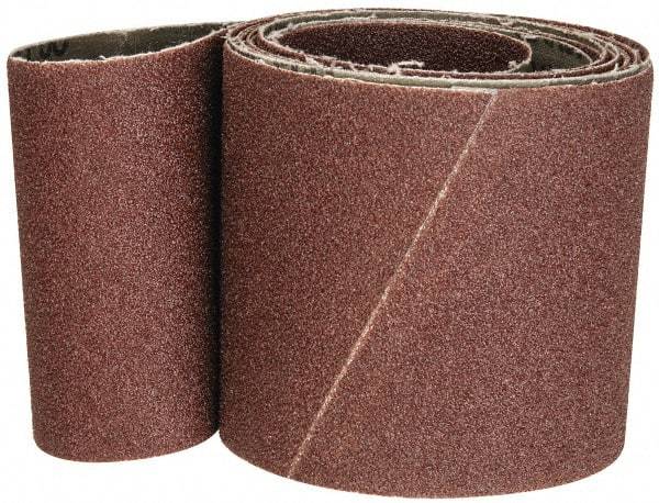 Tru-Maxx - 4" Wide x 132" OAL, 60 Grit, Aluminum Oxide Abrasive Belt - Aluminum Oxide, Medium, Coated - Industrial Tool & Supply