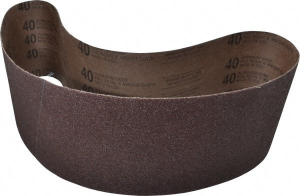 Tru-Maxx - 6" Wide x 48" OAL, 40 Grit, Aluminum Oxide Abrasive Belt - Aluminum Oxide, Coarse, Coated - Industrial Tool & Supply