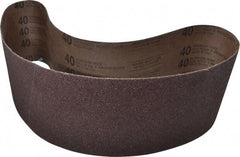 Tru-Maxx - 6" Wide x 48" OAL, 40 Grit, Aluminum Oxide Abrasive Belt - Aluminum Oxide, Coarse, Coated - Industrial Tool & Supply