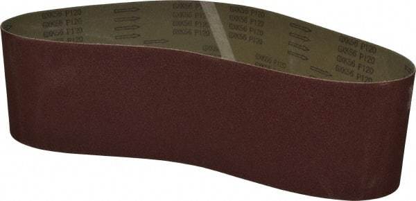 Tru-Maxx - 6" Wide x 48" OAL, 120 Grit, Aluminum Oxide Abrasive Belt - Aluminum Oxide, Fine, Coated - Industrial Tool & Supply