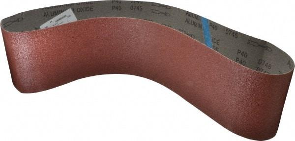 Tru-Maxx - 6" Wide x 60" OAL, 40 Grit, Aluminum Oxide Abrasive Belt - Aluminum Oxide, Coarse, Coated - Industrial Tool & Supply