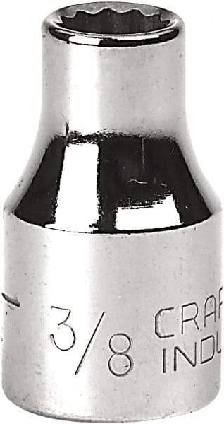 Craftsman Industrial - 11/16", 1/2" Drive, Standard Hand Socket - 12 Points - Industrial Tool & Supply
