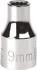 Craftsman Industrial - 1/2" Drive, Standard Hand Socket - 12 Points - Industrial Tool & Supply