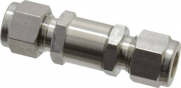 Ham-Let - 3/8" Stainless Steel Check Valve - Inline, Comp x Comp, 3,000 WOG - Industrial Tool & Supply