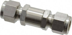 Ham-Let - 3/8" Stainless Steel Check Valve - Inline, Comp x Comp, 3,000 WOG - Industrial Tool & Supply