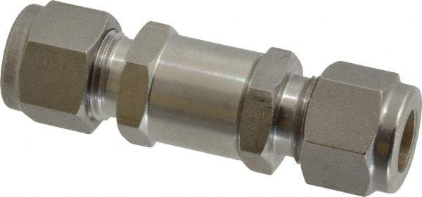 Ham-Let - 3/8" Stainless Steel Check Valve - Inline, Comp x Comp, 3,000 WOG - Industrial Tool & Supply