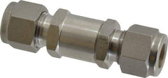 Ham-Let - 3/8" Stainless Steel Check Valve - Inline, Comp x Comp, 3,000 WOG - Industrial Tool & Supply