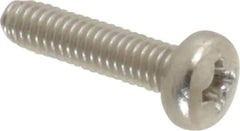 Value Collection - M2.5x0.45 Metric Coarse, 10mm Length Under Head Phillips Drive Machine Screw - Pan Head, Grade 18-8 & A2 Stainless Steel, Uncoated, Without Washer - Industrial Tool & Supply