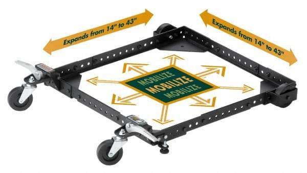 HTC - Universal Machine Bases & Accessories Product Type: Mobile Machine Base Maximum Length (Inch): 43 - Industrial Tool & Supply