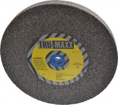 Tru-Maxx - 36 Grit Aluminum Oxide Bench & Pedestal Grinding Wheel - 10" Diam x 1-1/4" Hole x 1" Thick, 3250 Max RPM, P Hardness, Very Coarse Grade , Vitrified Bond - Industrial Tool & Supply