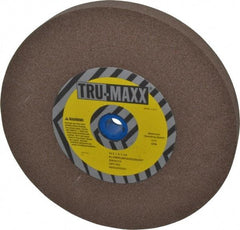 Tru-Maxx - 80 Grit Aluminum Oxide Bench & Pedestal Grinding Wheel - 10" Diam x 1-1/4" Hole x 1" Thick, 3250 Max RPM, P Hardness, Medium Grade , Vitrified Bond - Industrial Tool & Supply