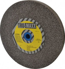 Tru-Maxx - 36 Grit Aluminum Oxide Bench & Pedestal Grinding Wheel - 10" Diam x 1-1/4" Hole x 1-1/4" Thick, 3250 Max RPM, O Hardness, Very Coarse Grade , Vitrified Bond - Industrial Tool & Supply
