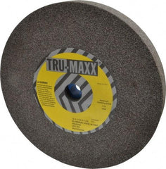 Tru-Maxx - 46 Grit Aluminum Oxide Bench & Pedestal Grinding Wheel - 12" Diam x 1-1/4" Hole x 1-1/2" Thick, 2705 Max RPM, P Hardness, Coarse Grade , Vitrified Bond - Industrial Tool & Supply