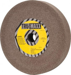 Tru-Maxx - 80 Grit Aluminum Oxide Bench & Pedestal Grinding Wheel - 12" Diam x 1-1/2" Hole x 2" Thick, 2705 Max RPM, P Hardness, Medium Grade , Vitrified Bond - Industrial Tool & Supply