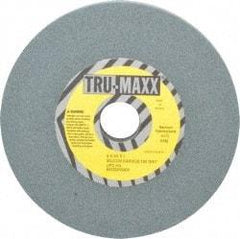 Tru-Maxx - 120 Grit Silicon Carbide Bench & Pedestal Grinding Wheel - 6" Diam x 1" Hole x 1/2" Thick, 5410 Max RPM, K Hardness, Fine Grade , Vitrified Bond - Industrial Tool & Supply