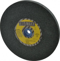 Tru-Maxx - 60 Grit Silicon Carbide Bench & Pedestal Grinding Wheel - 7" Diam x 1" Hole x 1/2" Thick, 3600 Max RPM, K Hardness, Medium Grade , Vitrified Bond - Industrial Tool & Supply