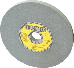 Tru-Maxx - 120 Grit Silicon Carbide Bench & Pedestal Grinding Wheel - 7" Diam x 1" Hole x 1/2" Thick, 3600 Max RPM, K Hardness, Fine Grade , Vitrified Bond - Industrial Tool & Supply